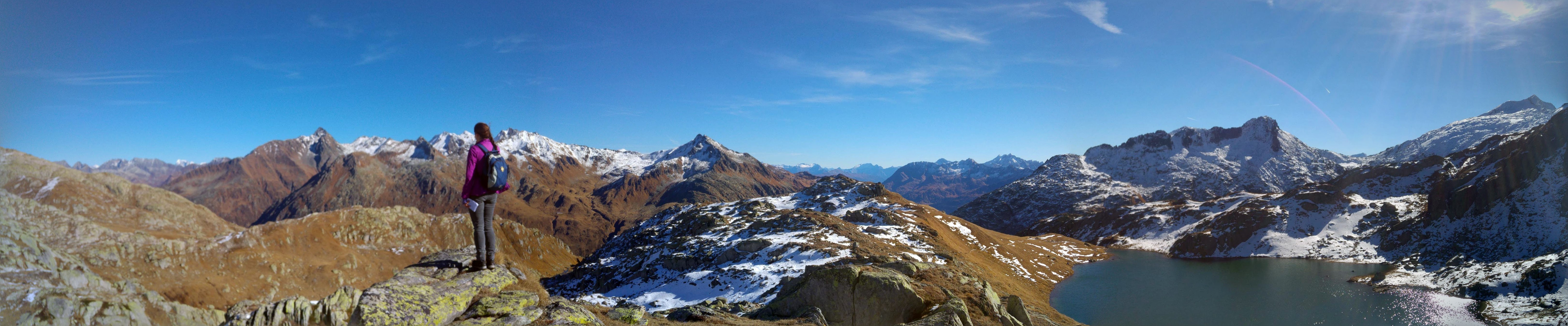panorama image of the mountains